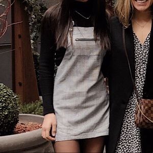 OWO Forever 21 Woman’s Gingham Overalls Dress